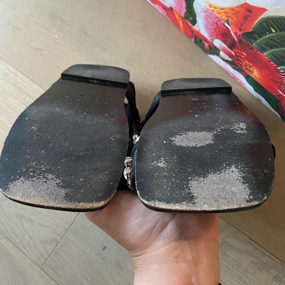 Authentic GUCCI rhinestone sandals, size 6.5 excellent condition, Teva style - Picture 8 of 16